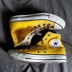 Converse All Star Yellow Hightops